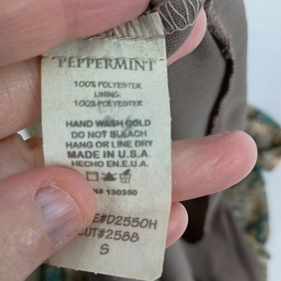 2/$30 Patterned PEPPERMINT Multicolor Women's Dress (#214) - Picture 2 of 9